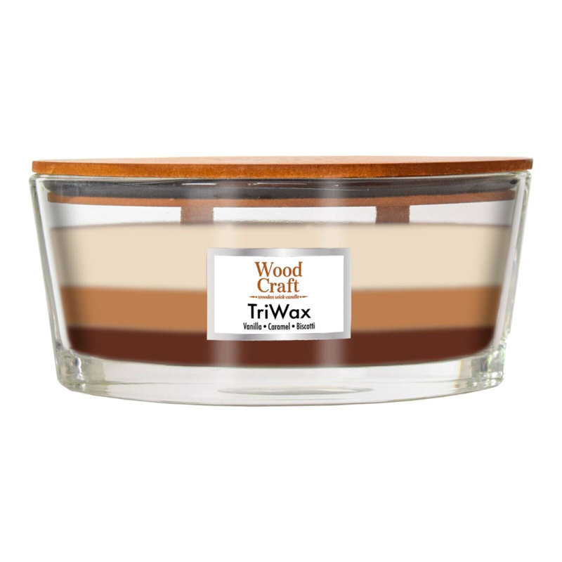 Vanilla Cupcake Scented Jar Candle with Glass Holder