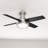 Dempsey Low Profile 44" 4 - Blade Indoor Flush Mount Small Room Ceiling Fan with Lights and Remote-20702928