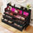 Brazoban Wood Acrylic Accent Cabinet with 6-Drawers and Colorful LED Light-825351651