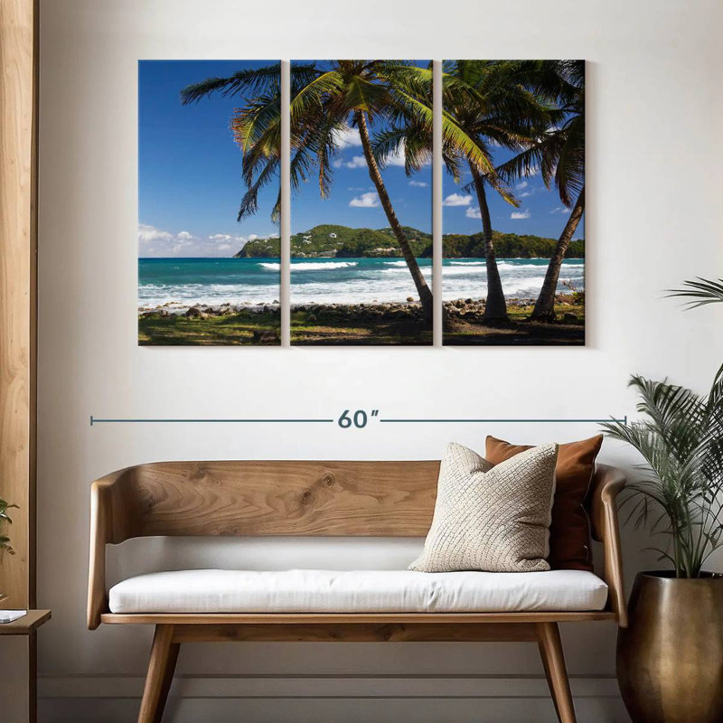 Gillard Caribbean St. Lucia Beach, H 32 po x l 50 po