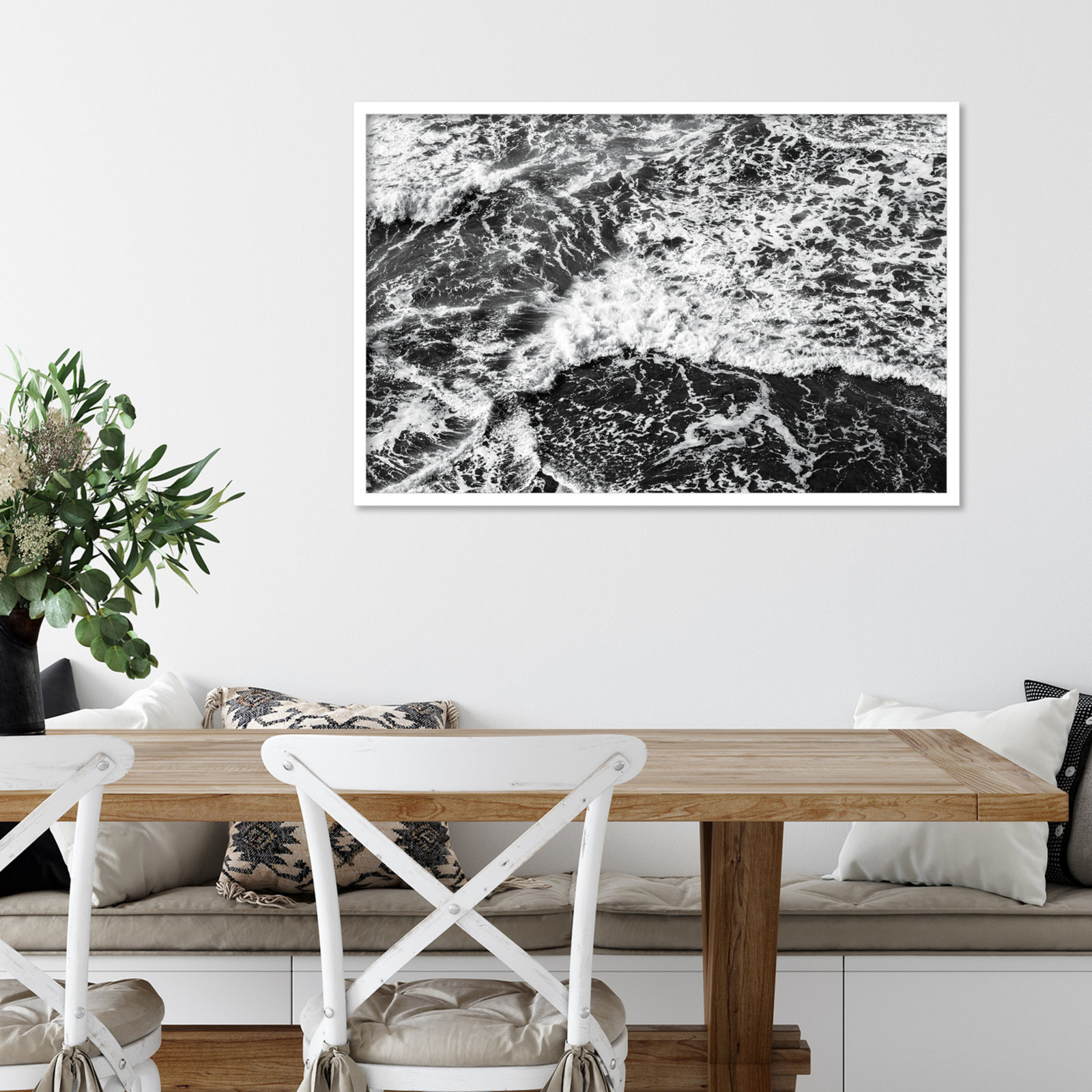 West Coast Vernon by Pete Olsen, White, 24" H x 36" W