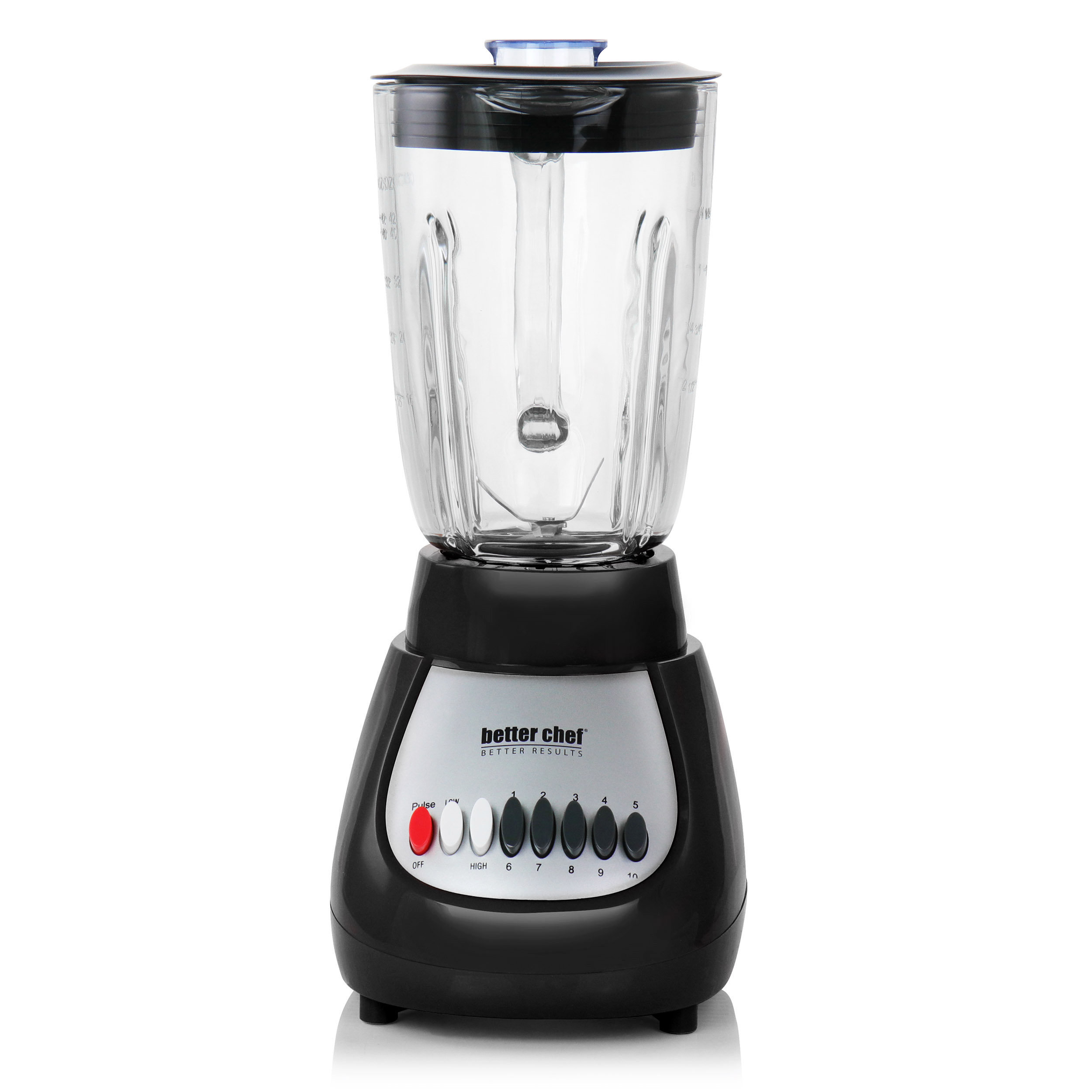 Total Chef 6-Speed Countertop Blender with Glass Jar, 6-Cup