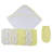 Ensemble de serviettes débarbouillettes 6 pièces 100% coton-128472443