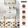 24 In. Ceramic White Rectangular Bathroom Console Sink With Legs And Overflow