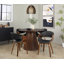 Chaise avec accoudoirs rembourrée Arabelle-268709868-268709807
