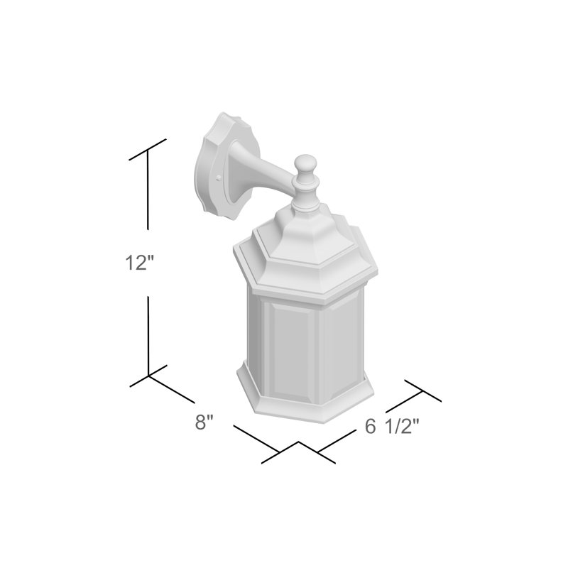 Terrest Wall Light, Matte White