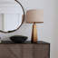 Lampe de table en or brossé 29 po Bonnie