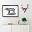 Tapir in Black & White by George Shaw - Picture Frame Drawing Print-55640800-55640802