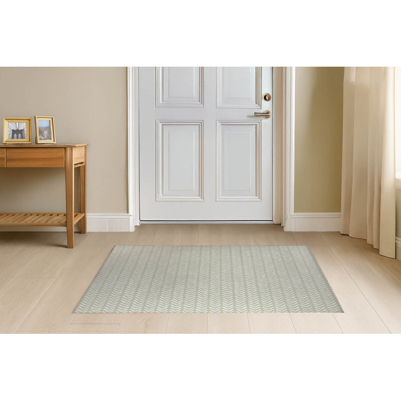 Paillasson Tribe Way, Vert clair, L 48 po x L 72 po