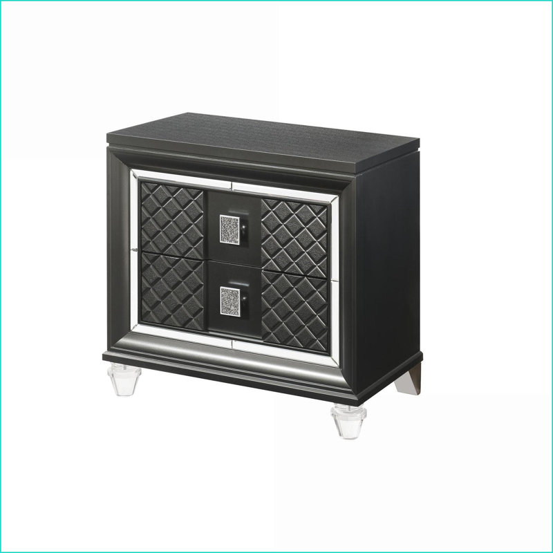 Table de chevet 2 tiroirs Sawyer