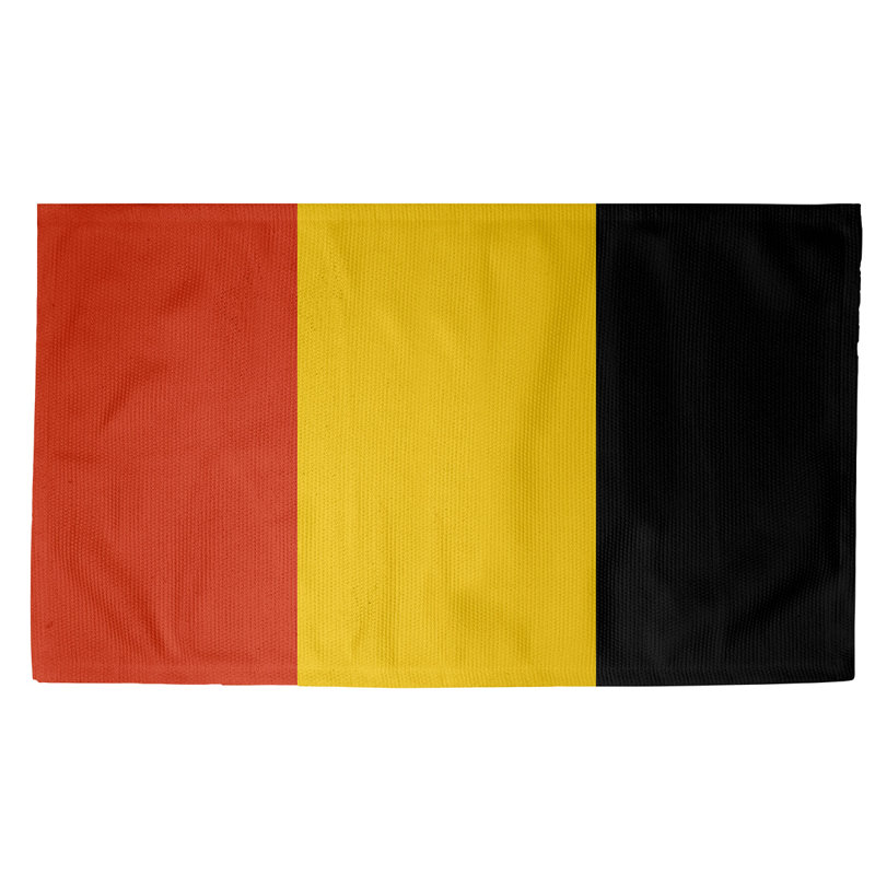 Tapis rouge à rayures de hockey national, Rectangle 5 pi x 7 pi, Oui