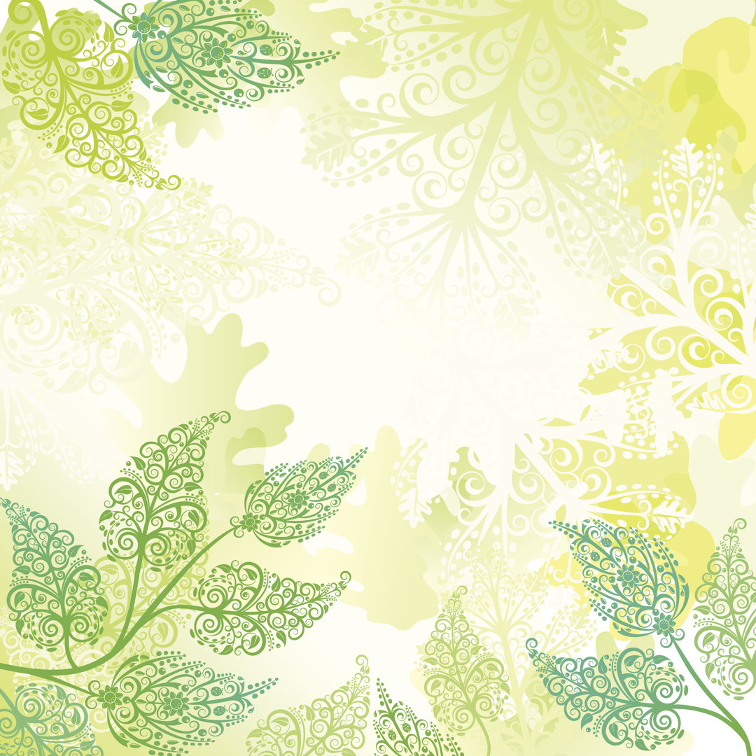 Spring Leaves von Jammydesign - Kunstdrucke auf Leinwand