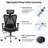 High Back Ergonomic Mesh Task Chair Big and Tall Reclining Comfy Home Office Chair for 300lbs-1308302472