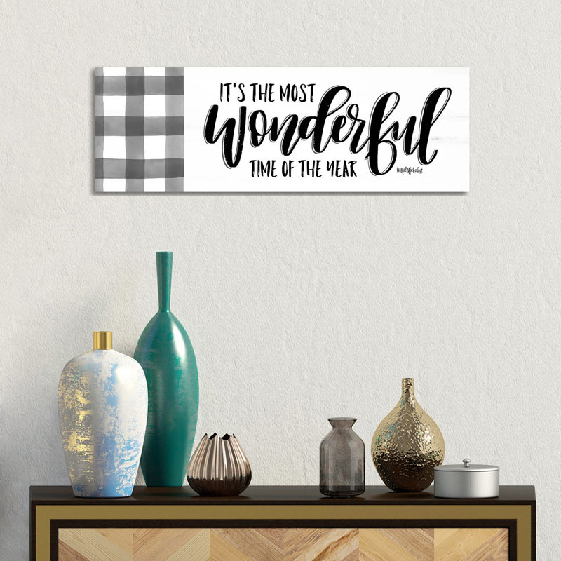 It's The Most Wonderful Time by Imperfect Dust - Wrapped Canvas Panoramic Painting, 30.48 cm H x 91.44 cm W x 1.91 cm D