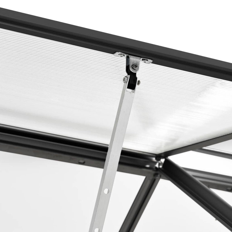 6.23' W x 12.14' D Greenhouse, 49.2"/76.8" H x 74.8" W x 122" D 