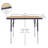 Laminate Adjustable Rectangle Activity Table-92311990