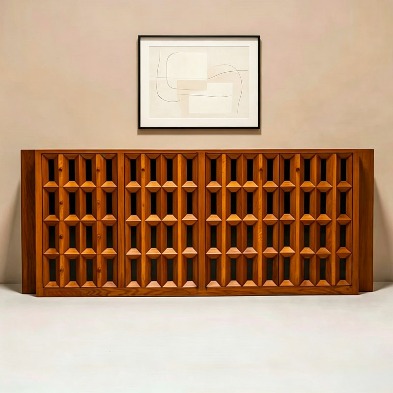 Large-Capacity Four-Door Sideboard