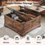  Table basse carrée l 36 po Farmhouse-924012556