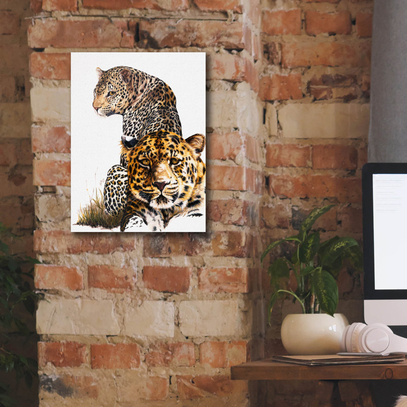 «Scar Face» par Barbara Keith, art mural sur toile, H 16 po x l 12 po x P 0,75 po