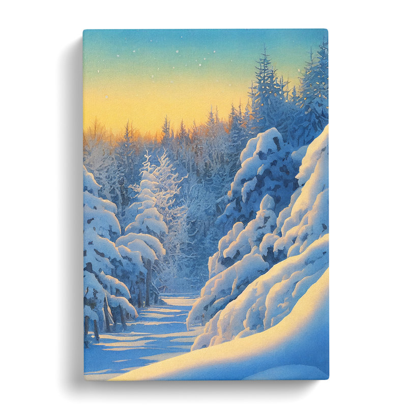CAN-V0523-2799X Winter Forest Vol.2 - Wrapped Canvas Print, 60cm H x 40cm W x 3cm D