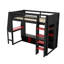 Lit mezzanine avec bureau en bois-1422315368-1422315371