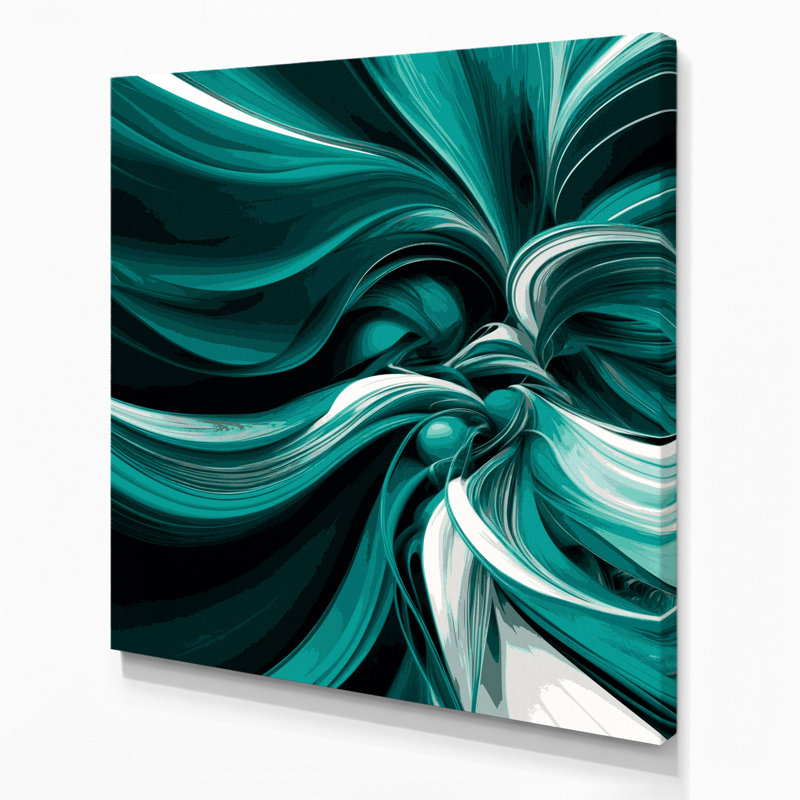 Art numérique sur toile, abstraction numérique 59, H 12 po x l 12 po