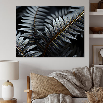 Fougères monochromes - Plantes, impressions d'art mural