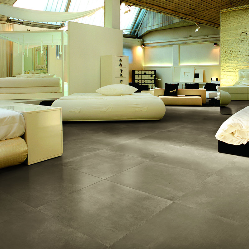 Tuile de champ en porcelaine 12 po x 24 po Genesis, Avana / brun
