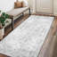 Tapis de couloir d'intérieur gris Feyzullah-890279680