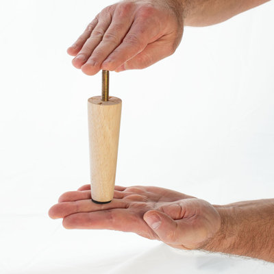 Base Espresso Furniture Leg, Pack of 4