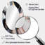 Miroir mural noir et or noir-685530109