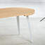 Table extensible, table à manger, table de bureau, table basse, pieds en métal, plateau en panneau de fibres à densité moyenne, 100/140 / 180x100x75cm-114197579-114197582