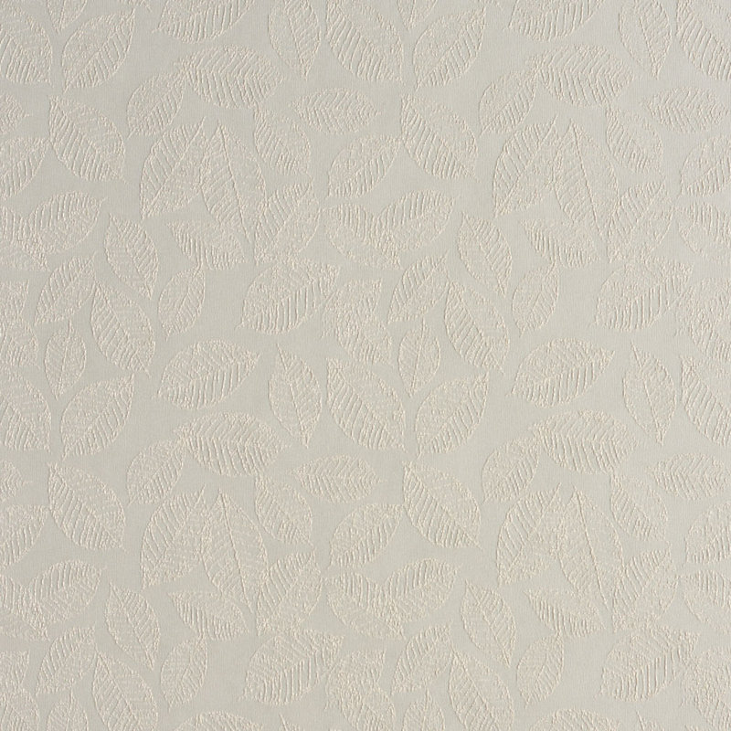 Tissu de feuille floral, Ivoire