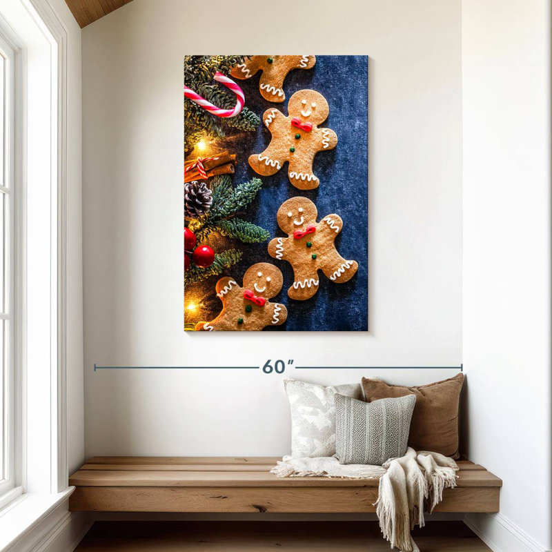 Biscuits de pain d'épice de Noël Lelend, H 45 po x l 30 po