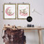 «Pink Sleepy Elephant», ensemble de 2 toiles flottantes encadrées par LSR Design Studio-1344603481-1344603480