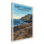 Giant's Causeway, Northern Ireland - Romantic Poster Of Antrim Coast Basalt Columns. Giclee Print On Wrapped Canvas. Wall Art, Home Decor - Natural Landmarks, Northern Ireland - Wrapped Canvas Print-1401723616