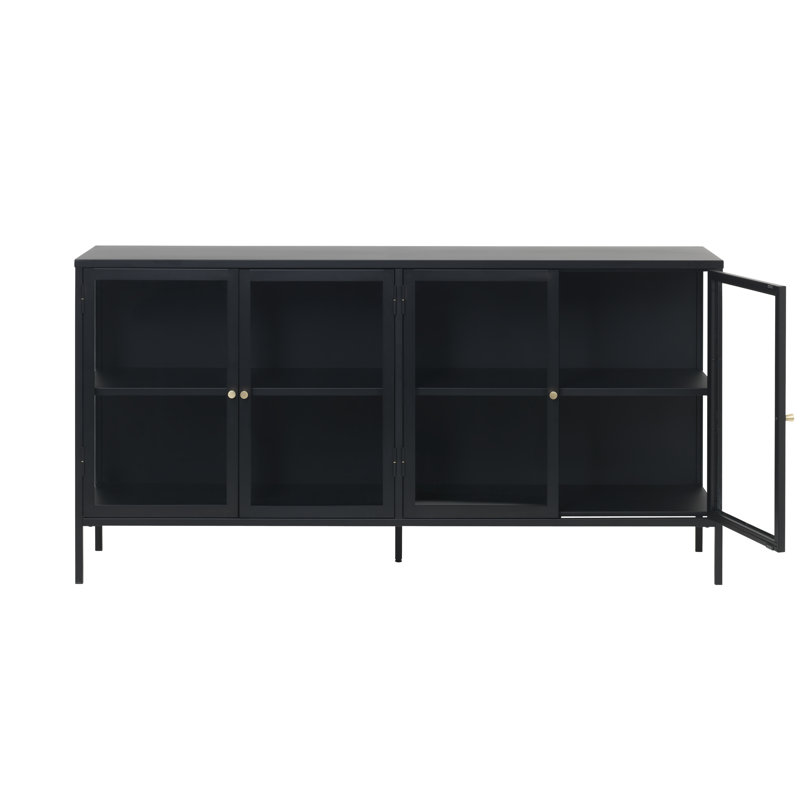 Buffet noir à 4 sections Kellen