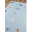 Thompson Wool Animal Print Area Rug in Blue-442795922