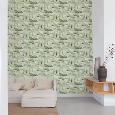 Arcadia Collection Branched Trees Motive Wallpaper Roll