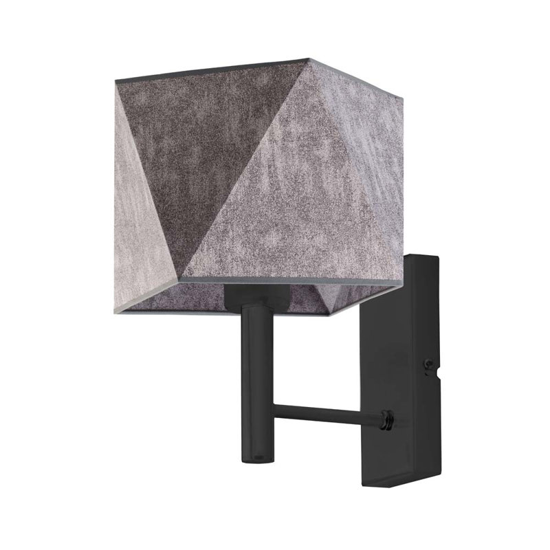 Bernay Steel Armed Sconce, Black