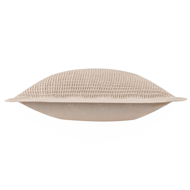 Square Throw Cushion Covers, Cream