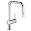 Minta® Dual Spray Pull Down Touch Single Handle Kitchen Faucet with Accessories-39258132