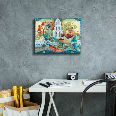 Highland Dunes 'Aquatic Flapper' by David Galchutt Canvas Wall Art