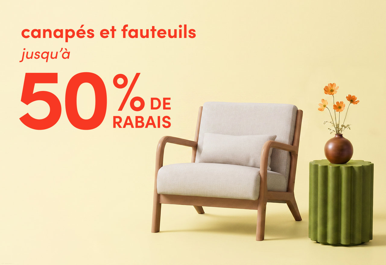 canapés et fauteuils en solde