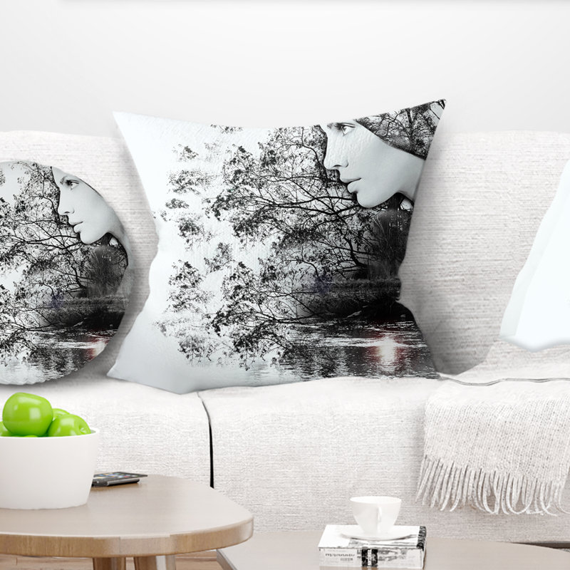 Coussin Schafer, 16 po x 16 po, Coussin décoratif