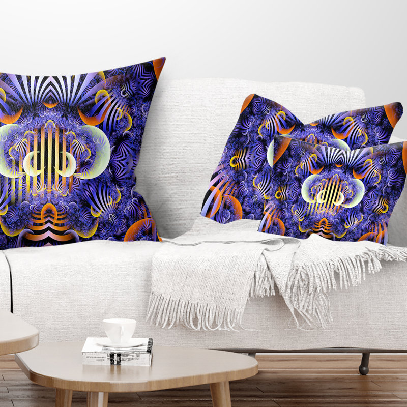 Coussin lombaire magique illustration de motif fée floral