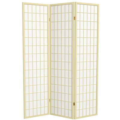 Paravent de cloison pliable 4 panneaux Ebern Designs