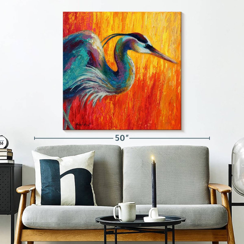 Brampt Heron III, 33" H x 33" W