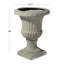 Pot à fleurs classique classique en vert antique - grand pot de jardin extérieur-214986900