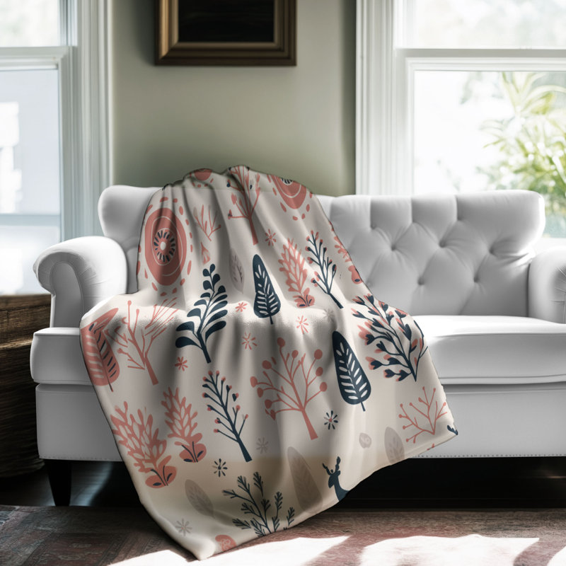 Bohemian Holiday - 1 pièce Sherpa Premium, L 60 po x l 50 po